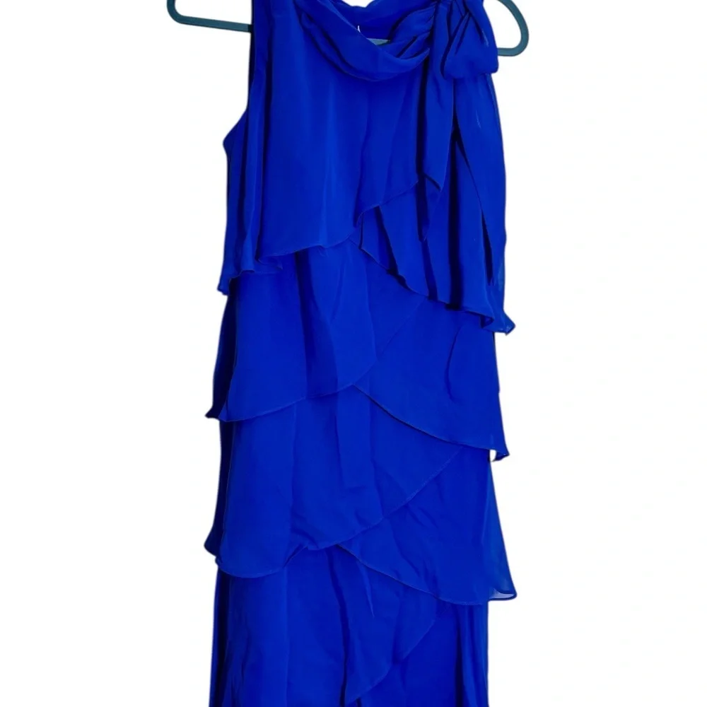 Cha-Cha-Chic! 💙 Tiered Cocktail Dress That Twirls! - Picture 3 of 8